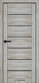 Двери Syndicate Doors SD-ECOTOP-108 Черное стекло