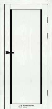 Двери Syndicate Doors SD-PVC-112 Черное стекло