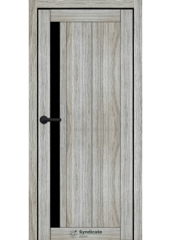 Двері Syndicate Doors SD-ECOTOP-124 Чорне скло
