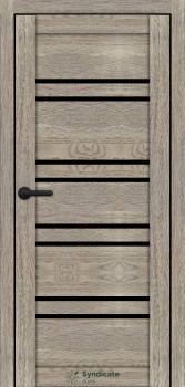 Двери Syndicate Doors SD-ECOTOP-118 Черное стекло