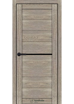 Двері Syndicate Doors SD-ECOTOP-129 Чорне скло