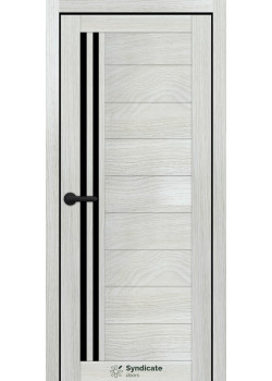 Двері Syndicate Doors SD-ECOTOP-135 Чорне скло