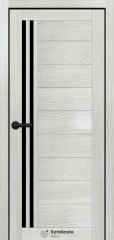 Двери Syndicate Doors SD-ECOTOP-135 Черное стекло