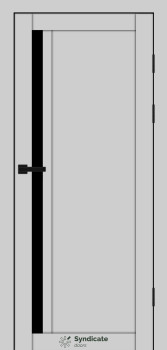 Двери Syndicate Doors SD-PVC-140 Черное стекло