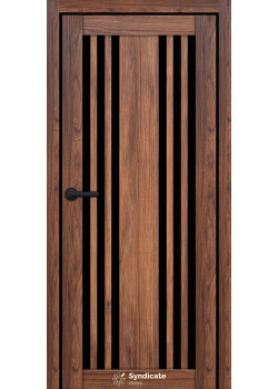 Двері Syndicate Doors SD-ECOTOP-126 Чорне скло