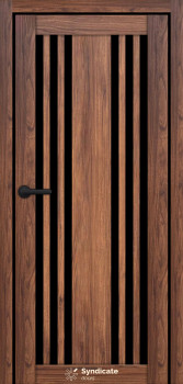 Двери Syndicate Doors SD-ECOTOP-126 Черное стекло