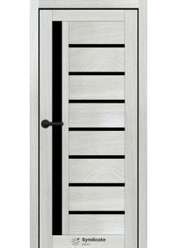 Двері Syndicate Doors SD-ECOTOP-101 Чорне скло
