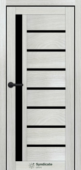 Двери Syndicate Doors SD-ECOTOP-101 Черное стекло