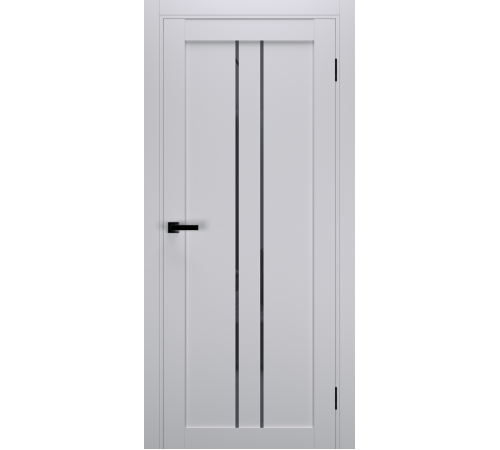 Міжкімнатні Двері Terminus Ukrainian Doors UD-14 ПП Чорне скло ПВХ плівка