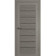 Міжкімнатні Двері Terminus Ukrainian Doors UD-01 ПВХ Чорне скло ПВХ плівка
