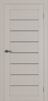Двери Terminus Ukrainian Doors UD-01 ПВХ Черное стекло