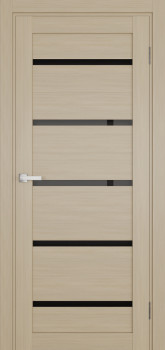 Двери Terminus Ukrainian Doors UD-02 ПВХ Черное стекло