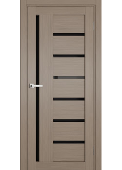 Двері Terminus Ukrainian Doors UD-03 ПВХ Чорне скло