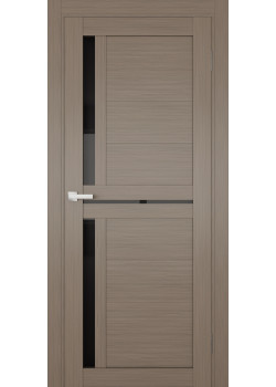Двері Terminus Ukrainian Doors UD-05 ПВХ Чорне скло