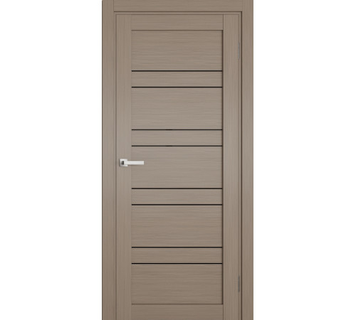 Межкомнатные Двери Terminus Ukrainian Doors UD-06 ПВХ Черное стекло ПВХ плёнка