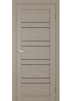 Двері Terminus Ukrainian Doors UD-06 ПВХ Чорне скло