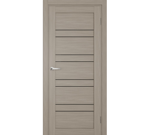 Межкомнатные Двери Terminus Ukrainian Doors UD-06 ПВХ Черное стекло ПВХ плёнка