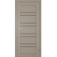 Межкомнатные Двери Terminus Ukrainian Doors UD-06 ПВХ Черное стекло ПВХ плёнка