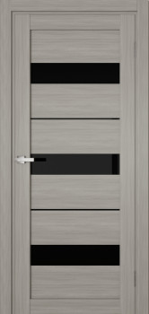 Двери Terminus Ukrainian Doors UD-07 ПВХ Черное стекло