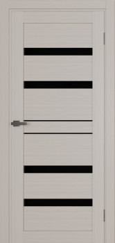 Двери Terminus Ukrainian Doors UD-08 ПВХ Черное стекло