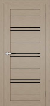 Двери Terminus Ukrainian Doors UD-11 ПВХ Черное стекло