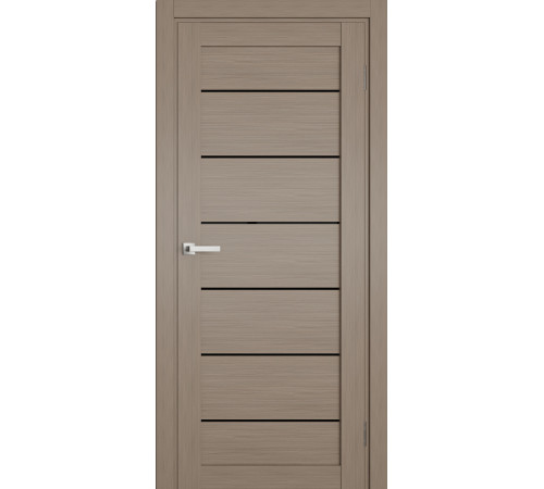 Межкомнатные Двери Terminus Ukrainian Doors UD-12 ПВХ Черное стекло ПВХ плёнка