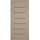 Межкомнатные Двери Terminus Ukrainian Doors UD-12 ПВХ Черное стекло ПВХ плёнка