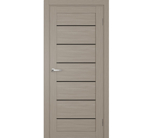 Межкомнатные Двери Terminus Ukrainian Doors UD-12 ПВХ Черное стекло ПВХ плёнка