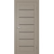 Межкомнатные Двери Terminus Ukrainian Doors UD-12 ПВХ Черное стекло ПВХ плёнка