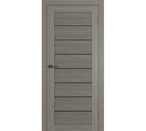 Межкомнатные Двери Terminus Ukrainian Doors UD-12 ПВХ Черное стекло ПВХ плёнка