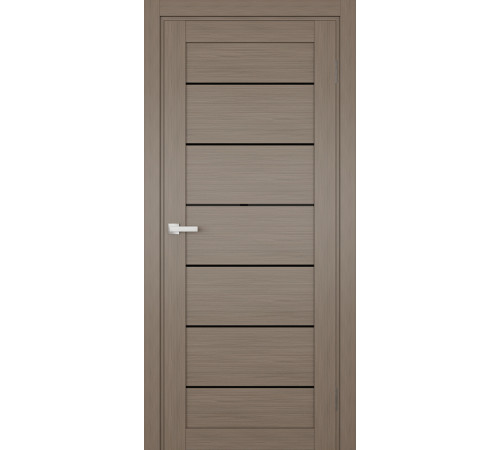 Межкомнатные Двери Terminus Ukrainian Doors UD-12 ПВХ Черное стекло ПВХ плёнка