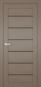 Двери Terminus Ukrainian Doors UD-12 ПВХ Черное стекло
