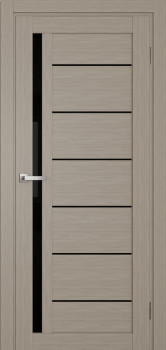 Двери Terminus Ukrainian Doors UD-13 ПВХ Черное стекло