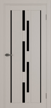 Двери Terminus Ukrainian Doors UD-15 ПВХ Черное стекло