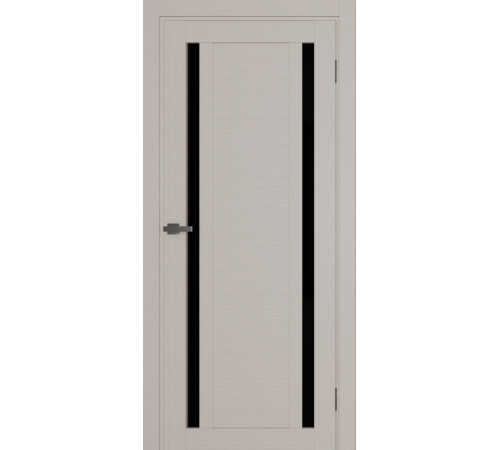 Межкомнатные Двери Terminus Ukrainian Doors UD-17 ПВХ Черное стекло ПВХ плёнка