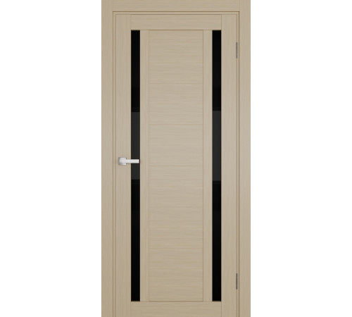 Межкомнатные Двери Terminus Ukrainian Doors UD-17 ПВХ Черное стекло ПВХ плёнка