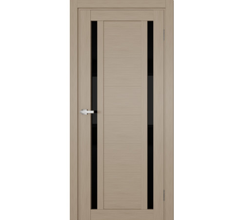 Межкомнатные Двери Terminus Ukrainian Doors UD-17 ПВХ Черное стекло ПВХ плёнка