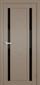 Двери Terminus Ukrainian Doors UD-17 ПВХ Черное стекло