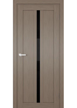 Двері Terminus Ukrainian Doors UD-19 ПВХ Чорне скло