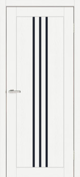 Двері ТМ DOORS C049 ПВХ Чорне скло