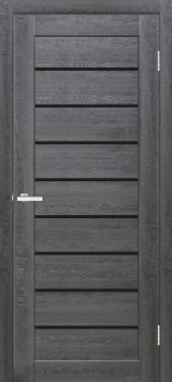 Двері ТМ DOORS C018 Чорне скло