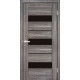 Межкомнатные Двери ТМ DOORS C028 ПВХ Черное стекло ПВХ плёнка