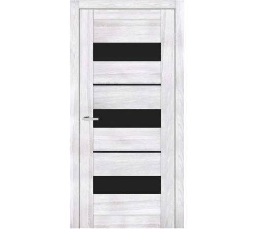 Межкомнатные Двери ТМ DOORS C028 ПВХ Черное стекло ПВХ плёнка