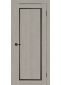 Двері ТМ DOORS C090 ПВХ Чорне скло