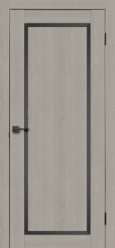 Двері ТМ DOORS C090 ПВХ Чорне скло