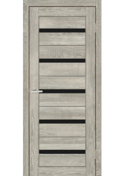 Двері ТМ DOORS C026 Чорне скло