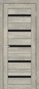 Двері ТМ DOORS C026 Чорне скло