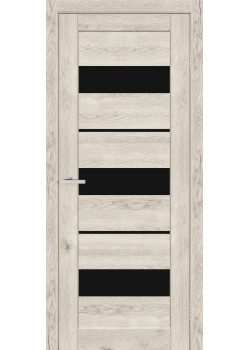 Двері ТМ DOORS C028 Чорне скло