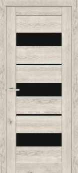 Двері ТМ DOORS C028 Чорне скло