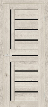 Двері ТМ DOORS C051 Чорне скло
